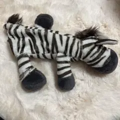 シマウマ ぬいぐるみ型 ペンケース ポーチ