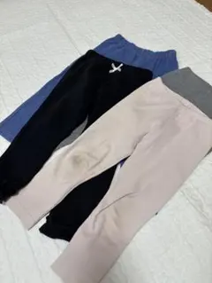 キッズ レギンス 4色セット　90サイズ