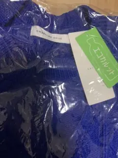 AMERICAN HOLIC エコカルットパッチワーク　ケーブルプルオーバーM