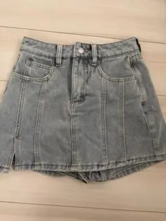 SHEIN デニム スリット ミニスカート タイト