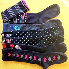 女の子ハイソックス6点セット