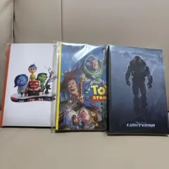 PIXAR Happyくじ 一番くじ I賞ポストカードブック ３種　まとめ売り