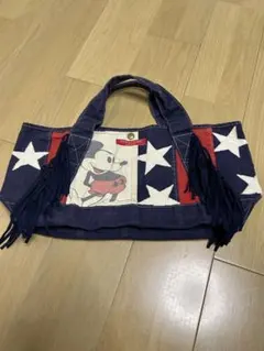 デニム＆ダンガリー　ミッキーコラボ　トートバッグ M ネイビー　美品 2025年最新】ミッキー バッグ デニム＆ダンガリーの人気アイテム