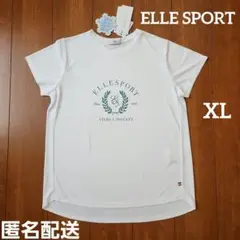 【新品・タグ付】ELLE SPORT　XLサイズ　ひんやりTOUCH　白