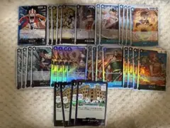 ONE PIECEカード　青黒ウソップデッキパーツ
