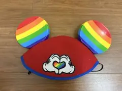 アメリカ限定　ディズニーレインボープライドキャップ