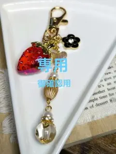 たにさん様御確認用　ぷっくりいちごのチャーム♡エレガント☆　195