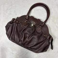 00s【archive】leather gimmick bag/Y2K/ギャル◎