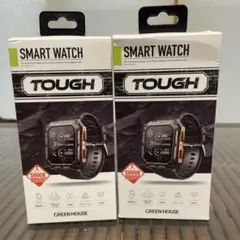 新品GH-SMWGA-BK スマートウォッチタフ2個セット！！