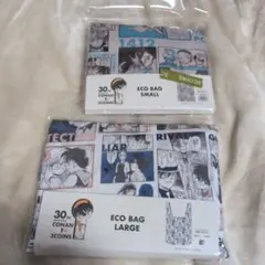 コナン　3coins　エコバッグ2個セット