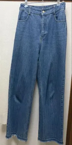 kastane ハイウエストストレートデニム