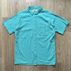 L.L. BEAN USA製 ターコイズ コットンシャツのサムネイル