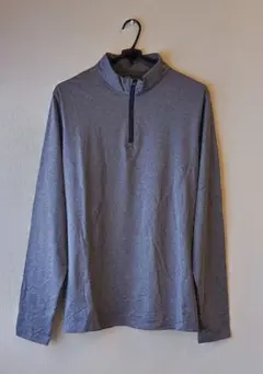 Tesla ハーフジップ スポーツシャツ XL グレー