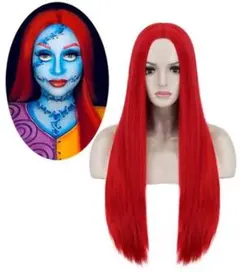 ナイトメア・ビフォア・クリスマス サリー コスプレ ウィッグ Dハロ仮装 新品のサムネイル