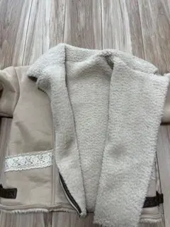 Anna Sui女の子コート レース装飾付き