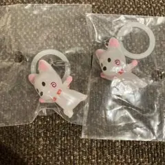 おじゃる丸めじるしアクセサリー　ニコリン坊2個