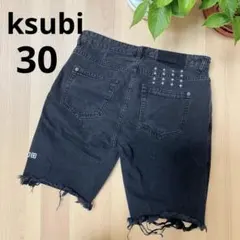 32【Ksubi】スビ　メンズ　デニムハーフパンツ　ショートパンツ 32【Ksubi】スビ メンズ デニムハーフパンツ ショートパンツ