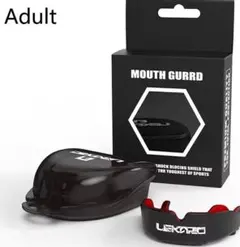 【新品未使用】マウスピース　RED　ケース付き　格闘技　ボクシング　柔術