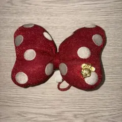 ディズニー ミニーマウス ヘアゴム リボン