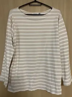 BEAUTY&YOUTH（ビューティアンドユース）ボーダーカットソー／ベージュS