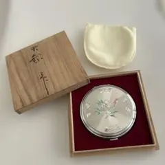 ボンボニエール 純銀鶴亀三越100g 足込最大幅約6.8㎝東Y8-0507☆1F