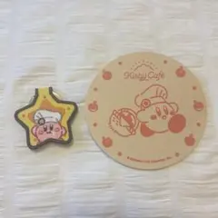カービィカフェ おほしさま刺繍キーホルダー コースター