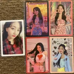 twice ジヒョ　特典トレカ　5枚セット