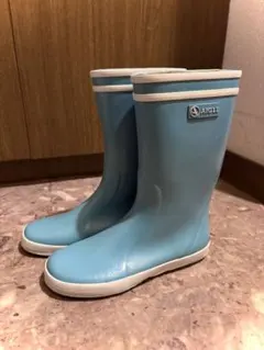 AIGLE 水色 レインブーツ　長靴　34 21cm〜22cmのサムネイル