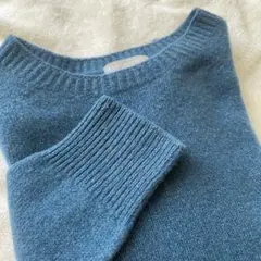 MARGARET HOWELL ウールカシミヤニット スコットランド製 M