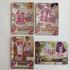 【4枚セット】アイカツカード オーロラキスコーデ 星宮いちご プレミアム