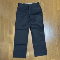 Dickies ブラック チノパン ストレートレッグ