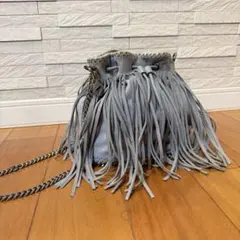 極美品 ステラマッカートニー カゴバック ラフィア素材 大容量