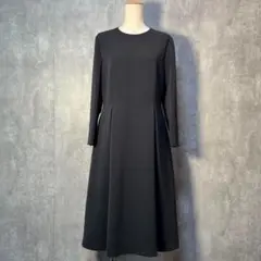 美品☆ 23区 タックフレアワンピース 裏地付き仕様 40サイズ 近年モデル