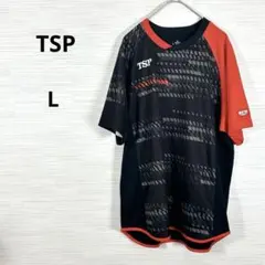 美品★TSP Tシャツ 半袖　L 黒　赤　ゆったり　大きめ