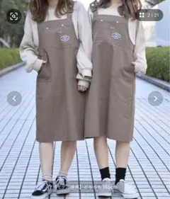 pairpair ワッペン付きジャンパースカートのサムネイル