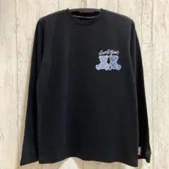 LUXE/R ロゴ総柄Wベア貼り付け 長袖Tシャツのサムネイル