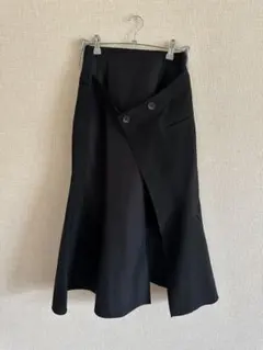 UNITED TOKYO アシンメトリーバックラップスカート