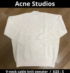 Acne studios / Vネックセーター / SIZE : Sのサムネイル