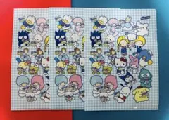 はごろもシーチキン サンリオキャラクタークリアファイル3枚 サンリオ