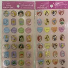 Disny プリンセス ストーンシール 　全2種セット