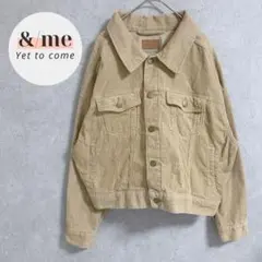美品　アースミュージックアンドエコロジー　コーデュロイジャケット　Gジャン