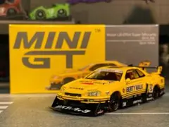MINI GT 1/64 日産 LB-ER34 スーパーシルエット イエロー - メルカリ