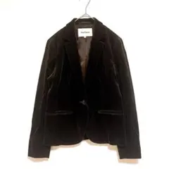 ポールスチュアート　テーラードジャケット　6 ブラウン　日本製　シンプル　綿