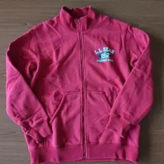 エルエルビーン L.L.BEAN ロゴスウェットフルジップジャケット 赤 150