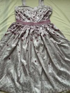 アクシーズ Kawaii 桜 さくら ワンピース Mサイズ ピンク ひざ丈 新品