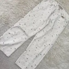 MARC BY MARC JACOBS 柄デニムパンツ ホワイト 27 オシャレ