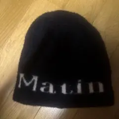 Matin kinglam ロゴ入りニット帽