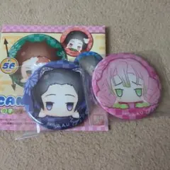 胡蝶しのぶ 甘露寺蜜璃 缶バッジ2個セット