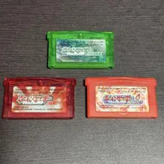 ポケモン　エメラルド　ルビー　ファイアレッド　セット売り　ゲームボーイアドバンス