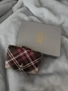 Vivienne Westwood 三つ折財布 チェック柄 箱付き